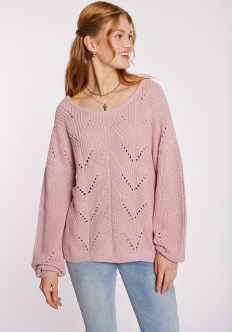 Hailys Sweater in Pink: front