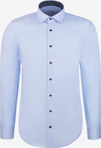 SEIDENSTICKER Slim fit Business shirt 'Schwarze Rose' in Blue: front