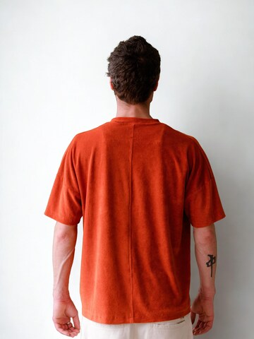 Seek 'n Hide Shirt 'Oversized Towel Tee' in Orange