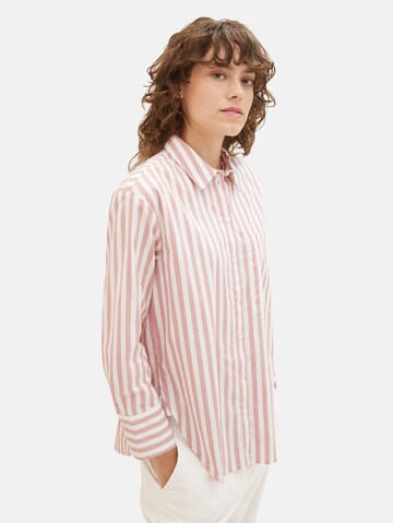 TOM TAILOR Bluse in Pink