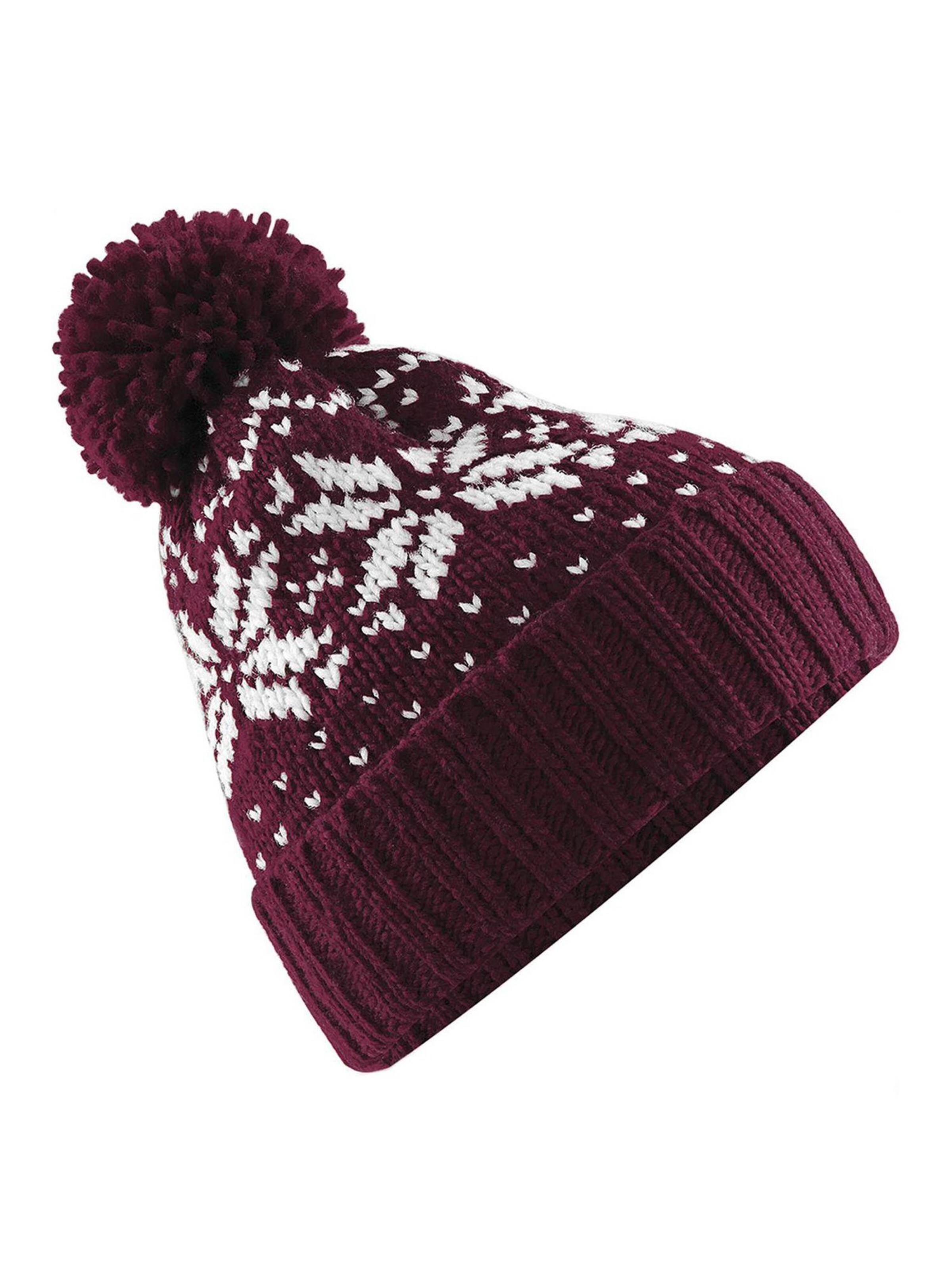 Neverless Beanie '9808' in Red: front