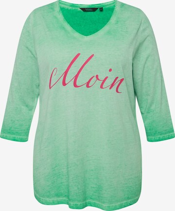 Ulla Popken Shirt in Groen: voorkant