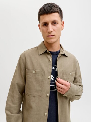 JACK & JONES Comfort fit Button Up Shirt 'Rayle' in Green