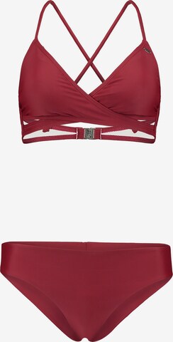 O'NEILL Triangel Bikini 'Baay Maoi' in Rot: predná strana