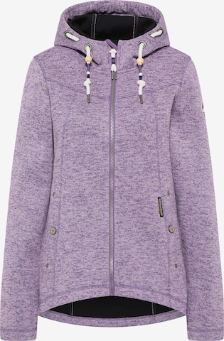 Schmuddelwedda Fleece Jacket in Purple: front