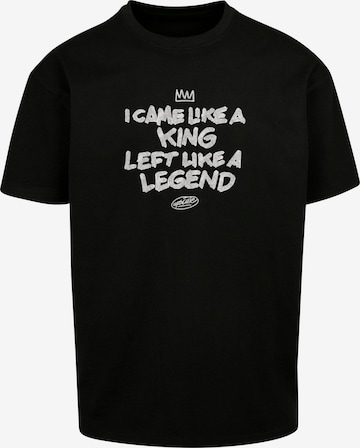 MT Upscale Shirt 'Like A Legend' in Black: front