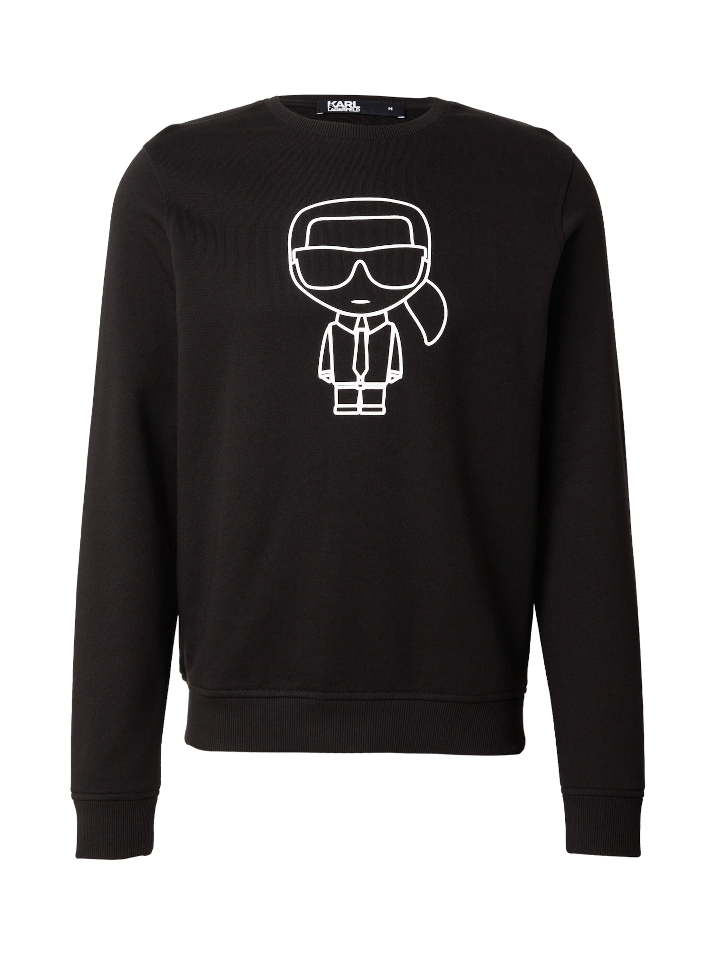 Megztinis be užsegimo iš Karl Lagerfeld, spalva – juoda / balta, Prekių apžvalga