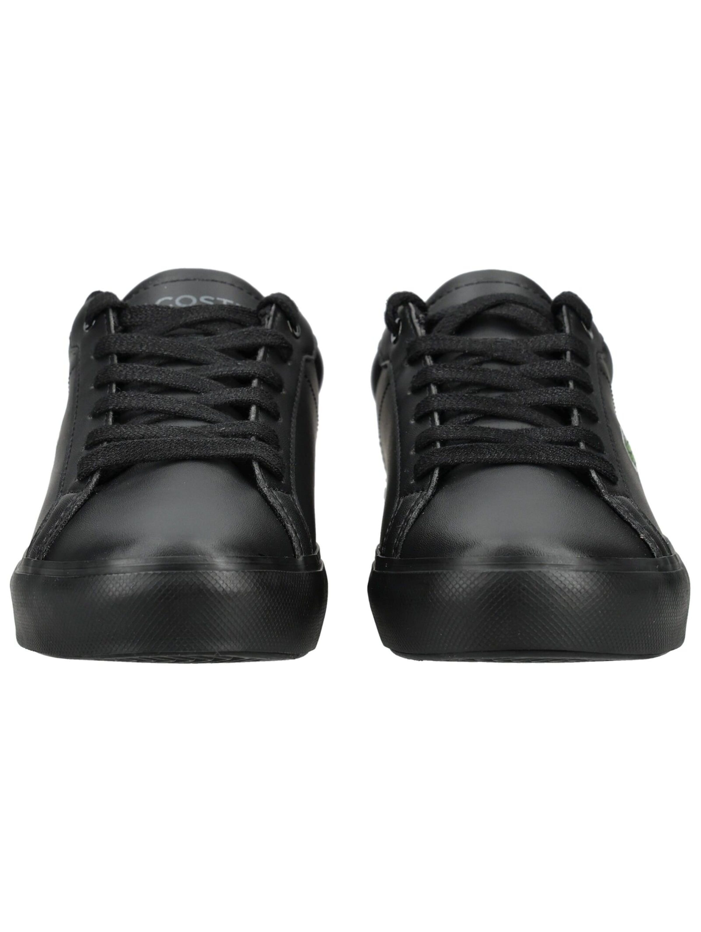 LACOSTE Trainers in Black: front
