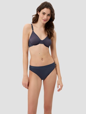 BeeDees T-shirt Bra 'Bügel-BH Microfun W' in Blue: front