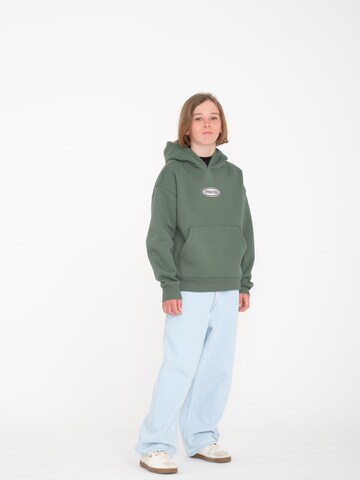 Volcom Sweatshirt 'WORKARD PO' in Groen