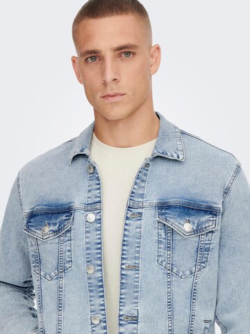 Only & Sons Jacke 'Coin' in Blau