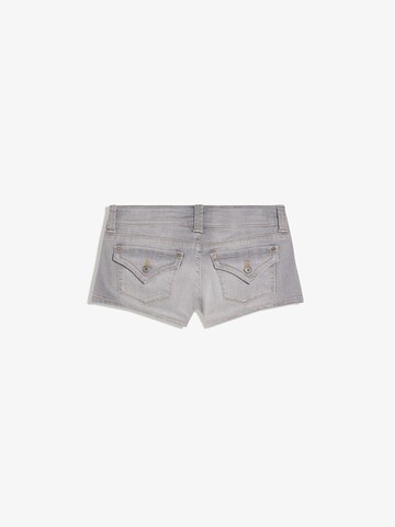 Coupe slim Jean Bershka en gris