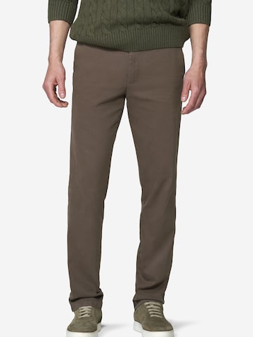 Regular Pantalon chino 'Oslo 2-3616' MEYER en gris : devant