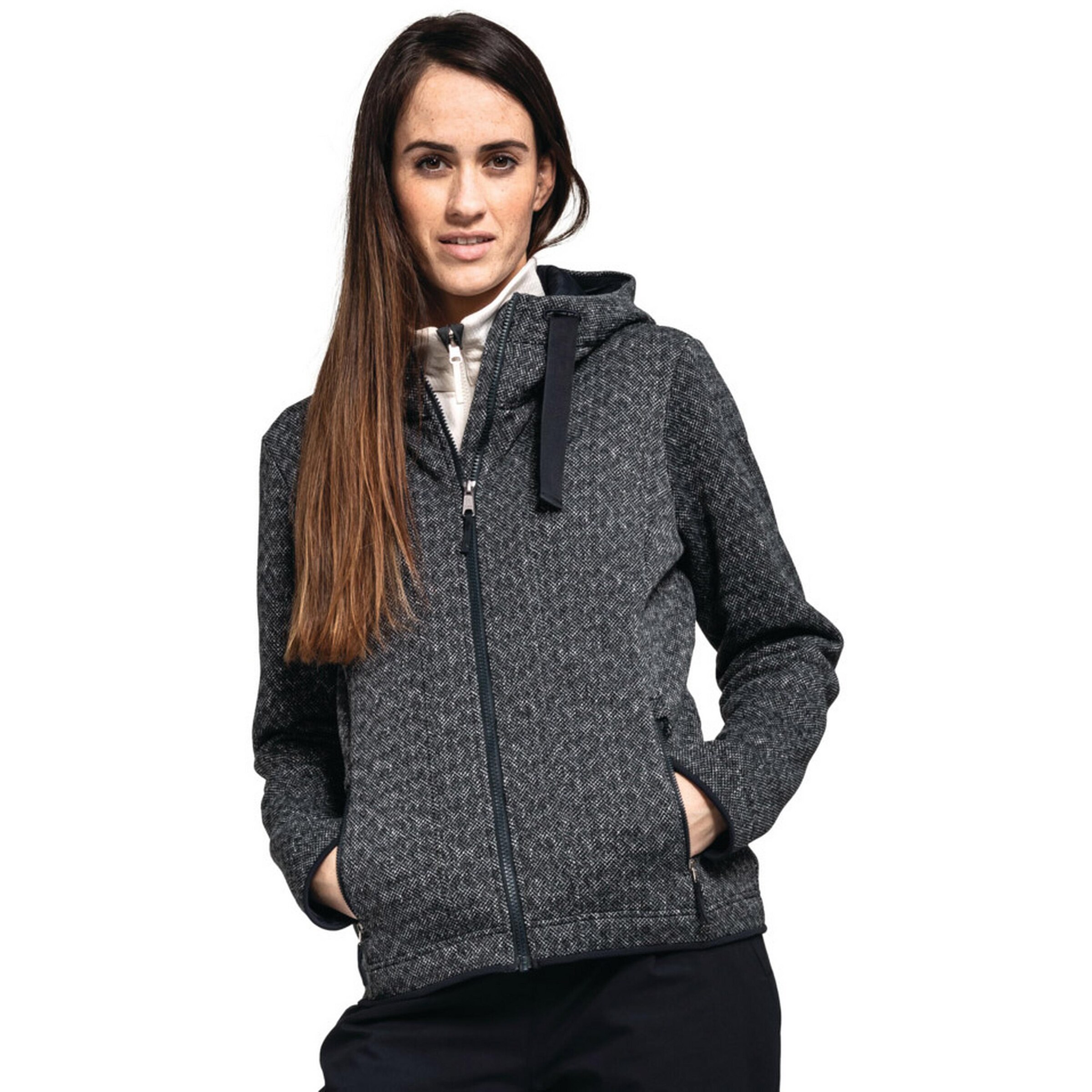 Schöffel Funktionsfleecejacke 'Aurora' in Blau: Vorderseite