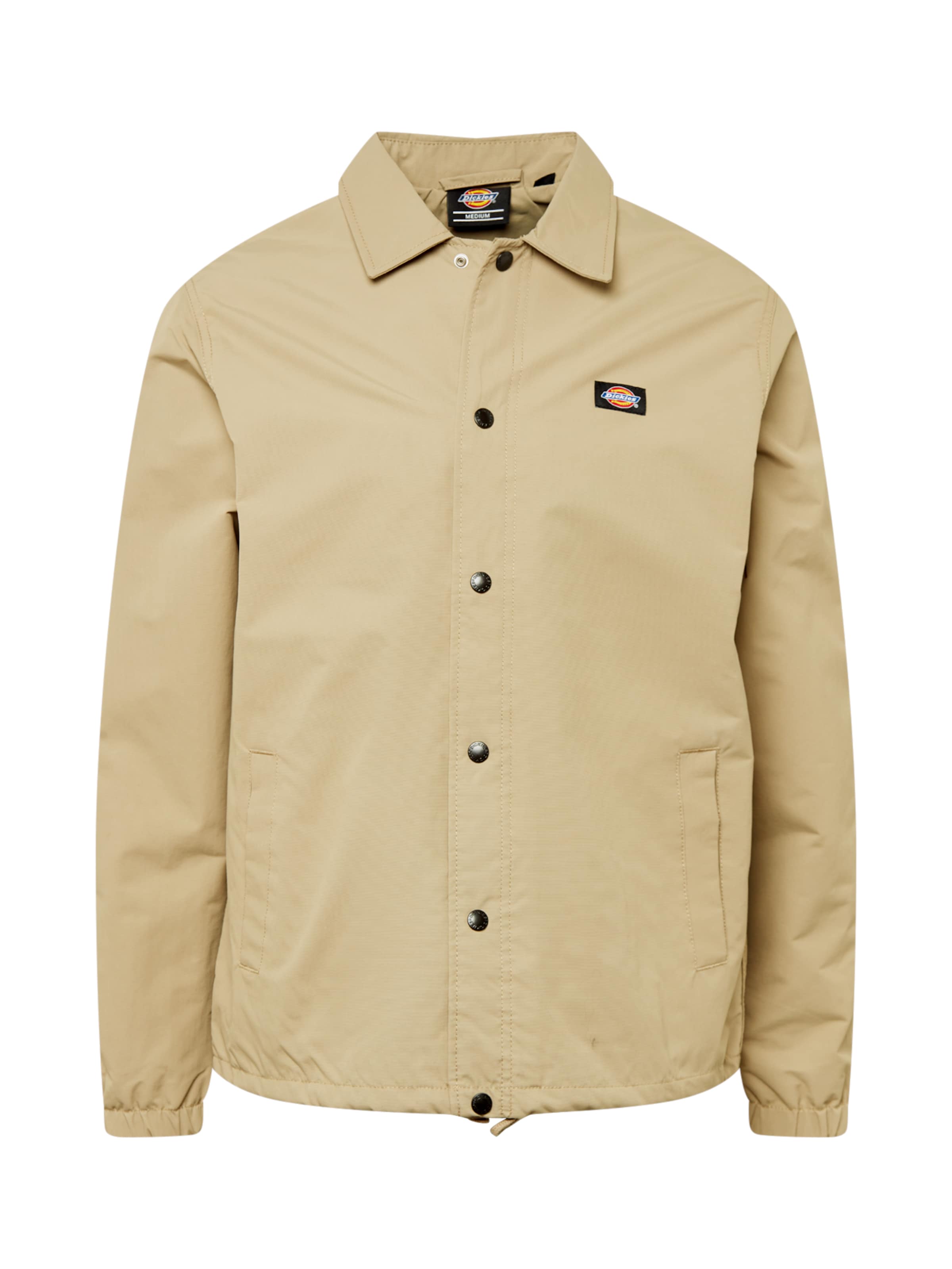 DICKIES Средняя посадка Демисезонная куртка 'OAKPORT COACH' в Бежевый: спереди