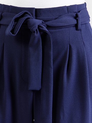 Anna FieldWide Leg/ Široke nogavice Hlače s naborima - plava boja