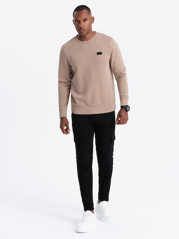 Ombre Sweatshirt 'OM-SSNZ-0136' in Beige