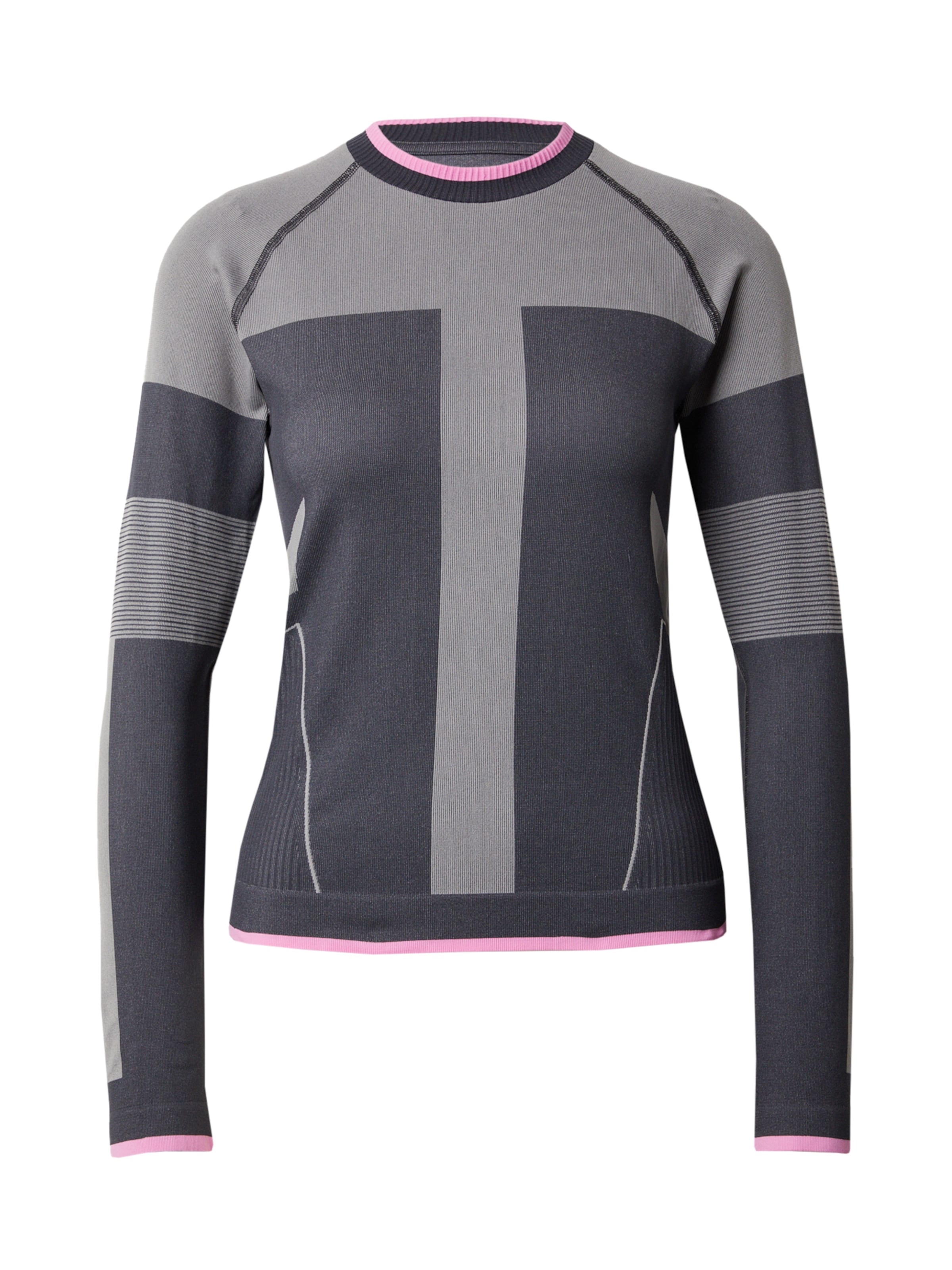 Hummel Functioneel shirt in Grijs: voorkant