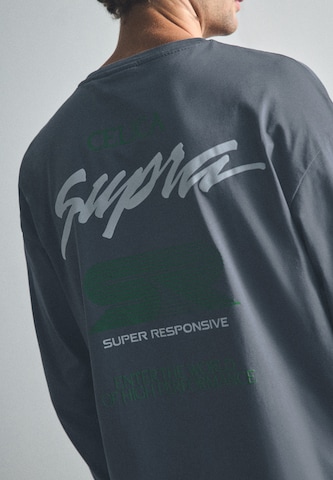 Pull&Bear Majica 'TOYOTA' | siva barva