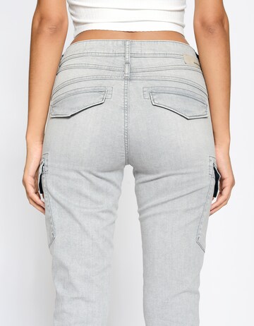Gang Slimfit Cargojeans '94Amelie' in Grijs
