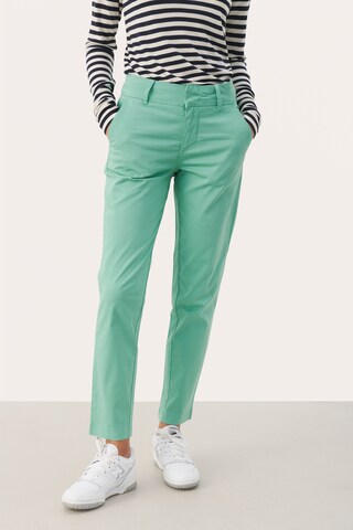 Coupe slim Pantalon 'Soffys' Part Two en vert