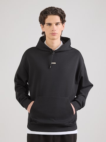 BOSS Свитшот 'Sly Zone' в Черный: спереди