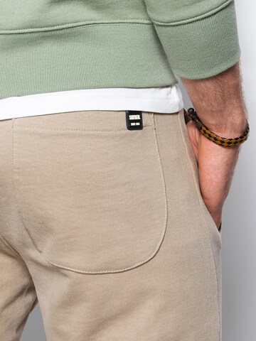 Ombre Tapered Hose 'P946' in Beige