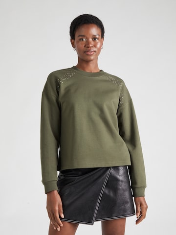 ABOUT YOU Sweatshirt 'Mina' in Green: front