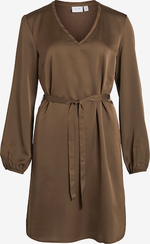 VILA Cocktail Dress in Brown: front