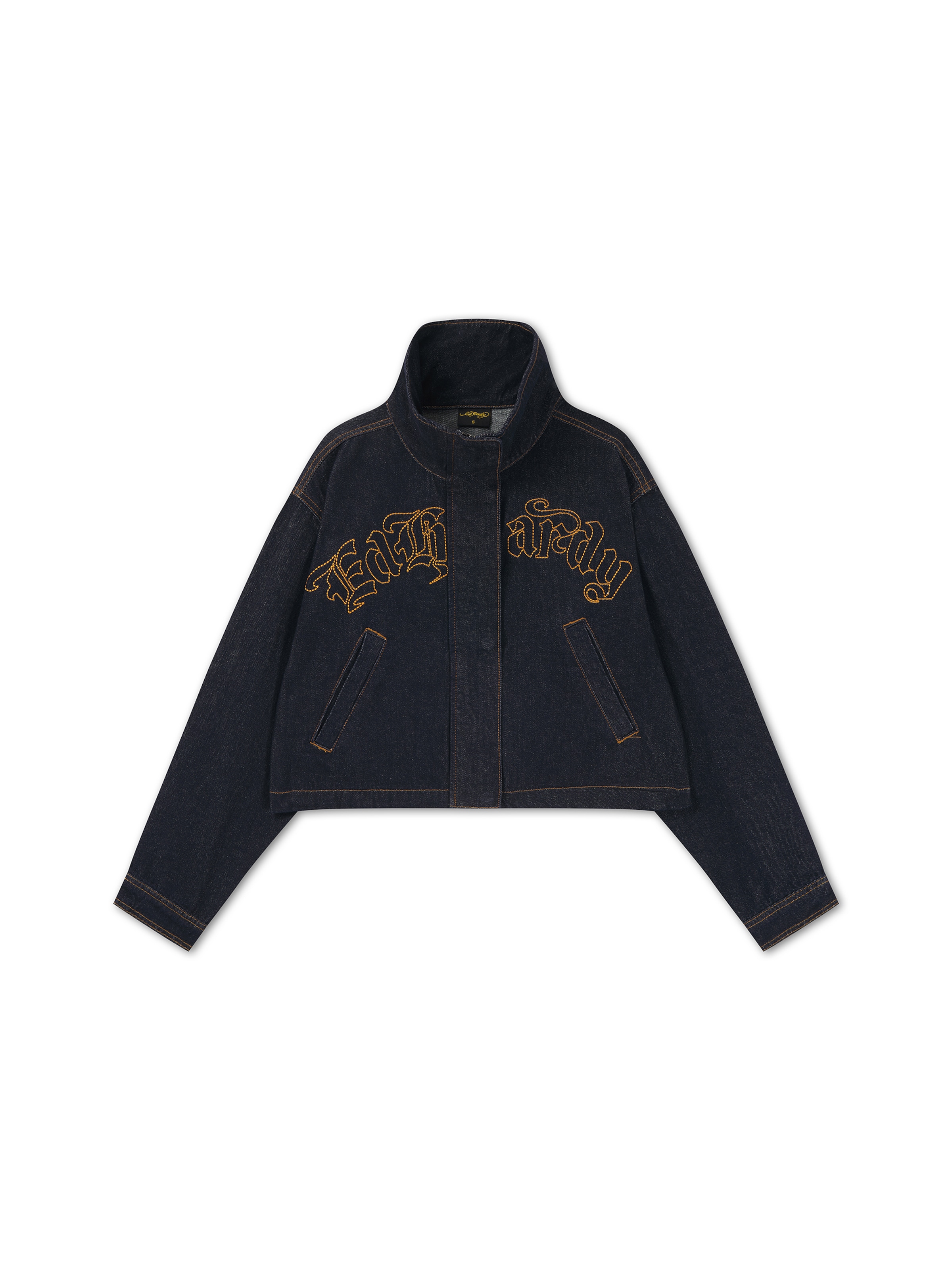 mėlyna Ed Hardy Demisezoninė striukė: priekis