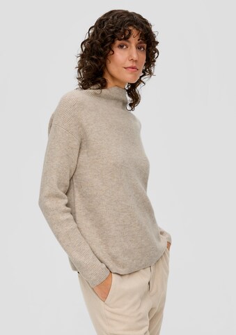 s.Oliver Sweater in Brown: front