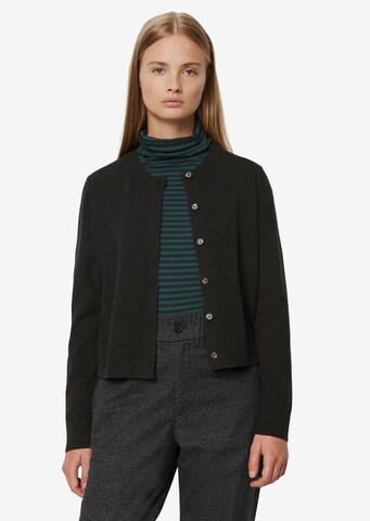 Marc O'Polo DENIM Knit Cardigan in Black: front