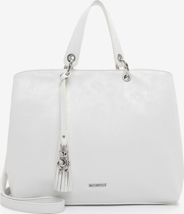 Emily & Noah Shopper 'Beatrix' in White: front