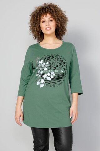 T-shirt MIAMODA en vert : devant