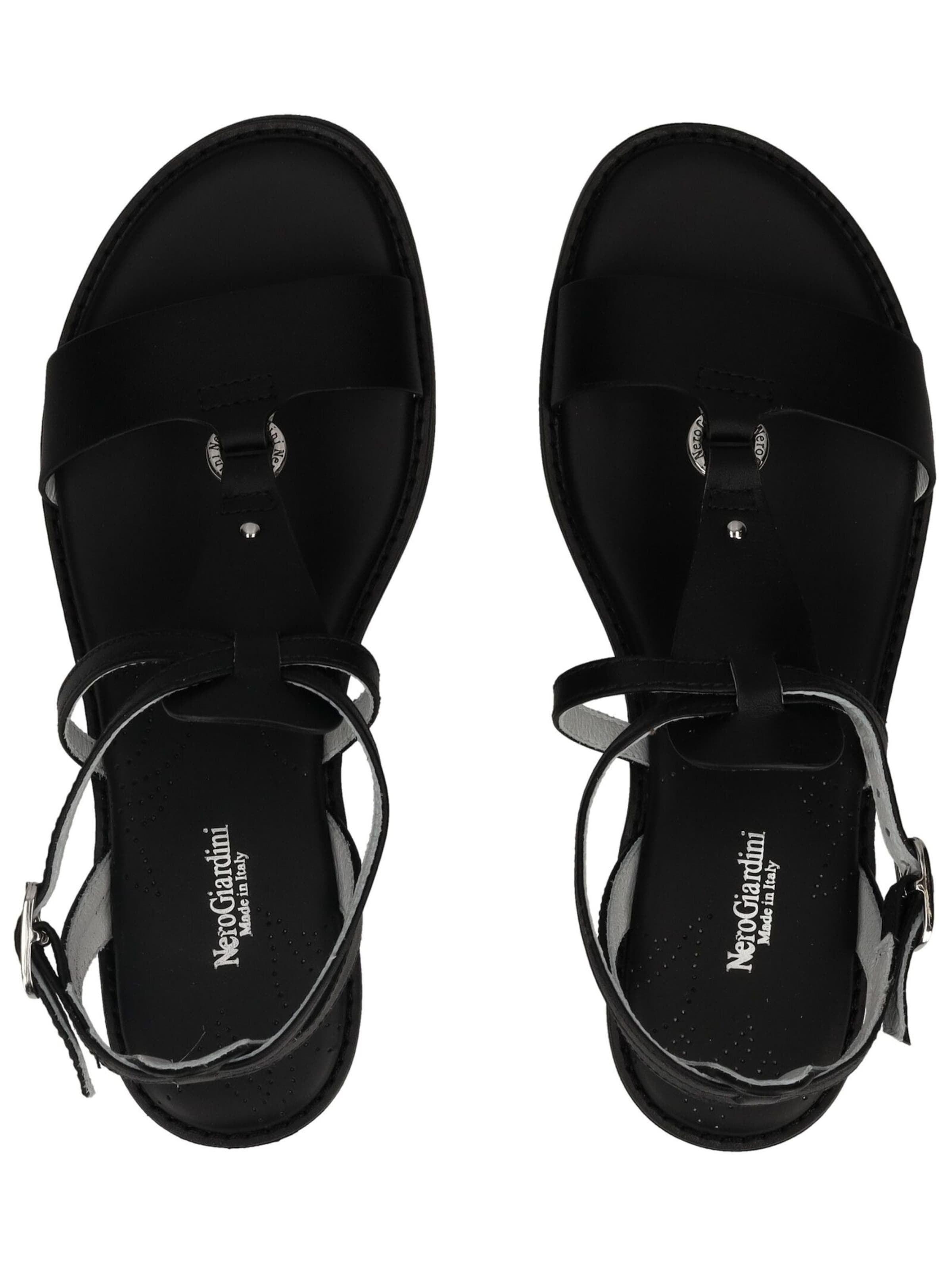 Sandales à lanières Nero Giardini en noir
