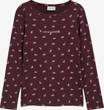 T-Shirt s.Oliver en rouge : devant
