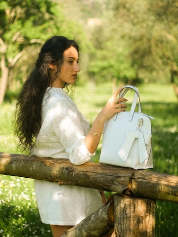 SARA BY JG Håndtaske 'La Solare White - MADE IN ITALY' i hvid