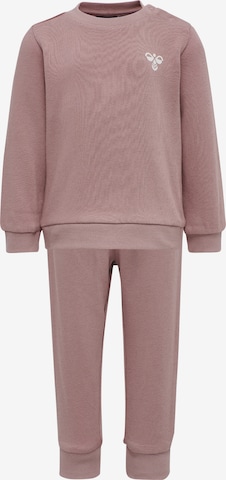 Hummel Sweat suit 'Santo' in Pink: front