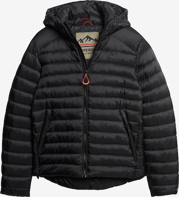 Superdry Winter Jacket 'Fuji' in Black: front