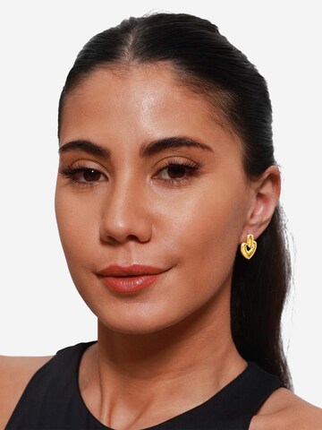 Boucles d'oreilles 'Maya' Heideman en or : devant