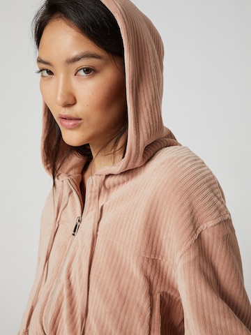 A LOT LESS Zip-Up Hoodie 'Cleo' in Pink