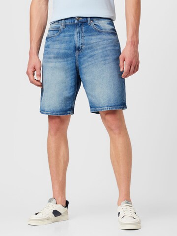 QS Regular Shorts in Blau: predná strana