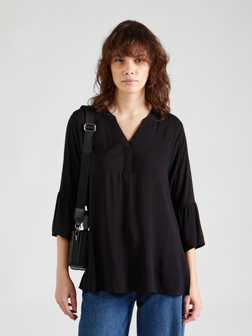 Sublevel Blouse in Zwart: voorkant