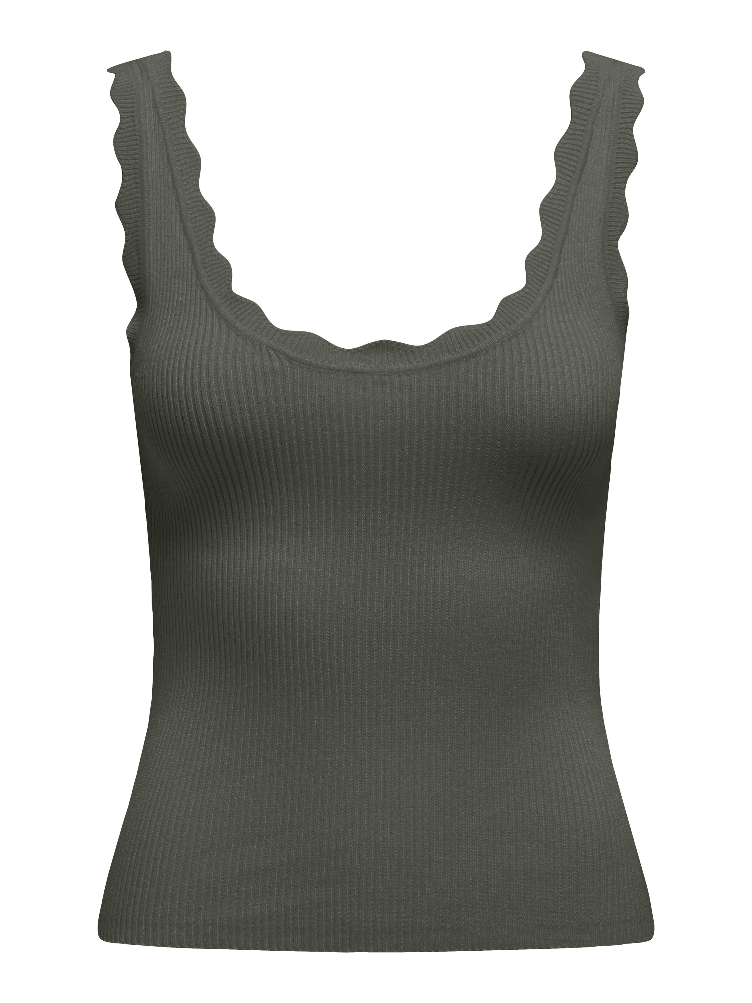 JDY Knitted top 'JDYNANNA' in Grey: front