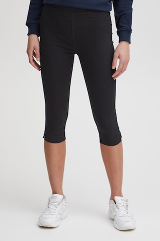 Skinny Pantalon 'Keana' Oxmo en noir : devant