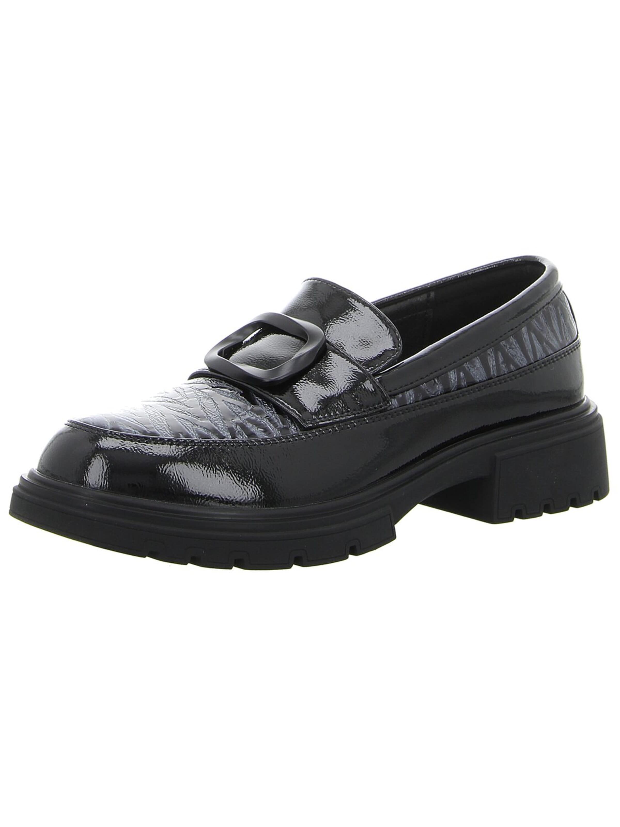 Artiker Slippers 'Damen Slipper 57C0185 Echt Leder in schwarz' in Black: front