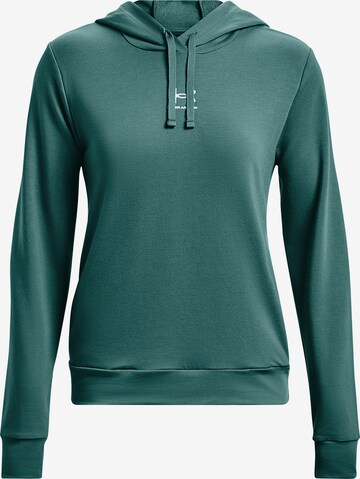 UNDER ARMOUR Sportsweatshirt 'Rival Terry' in Grün: predná strana