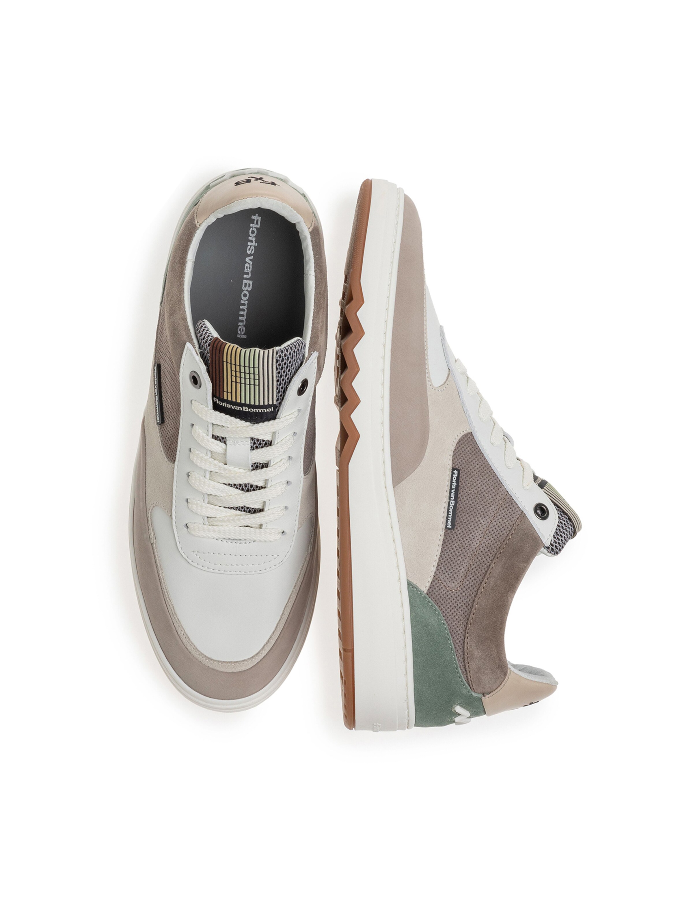 Floris van Bommel Platform trainers 'De Kupster 05' in Brown