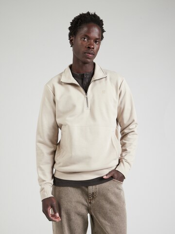 Felpa 'Nifous' di G-STAR in beige: frontale