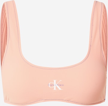 Calvin Klein Swimwear Bikini felső - rózsaszín: elől